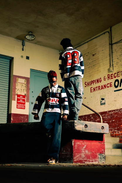 BLXSSD Black “Jesus Our Savior” Rugby Shirt (Preorder)